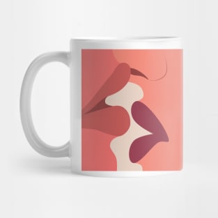 Women Kissing Mug